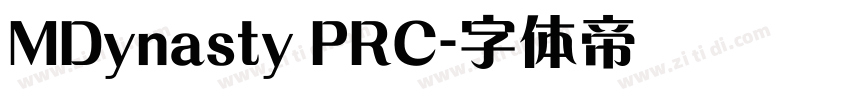 MDynasty PRC字体转换